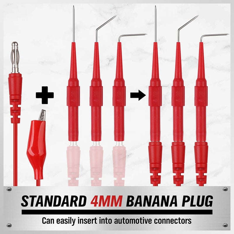 [Australia - AusPower] - SWANLAKE 22PCS Back Probe Kit, Back Probe Pin Kit 
