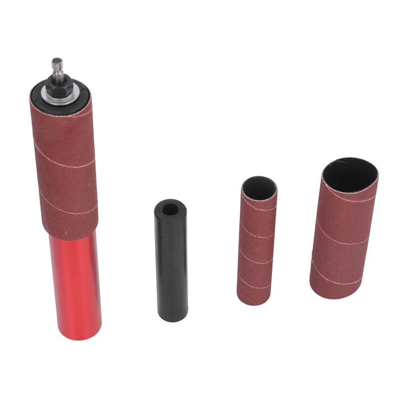 Fafeicy 3/8" Aluminum Alloy Spindle Grinder Adapter Wood Metal Grinding Drum Mandrel