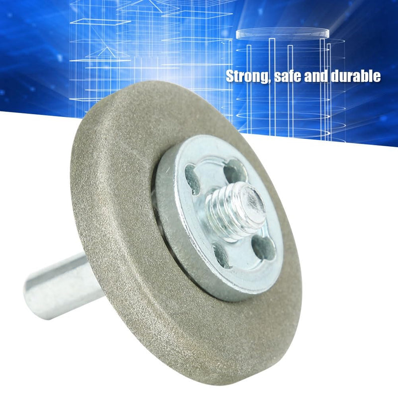 [Australia - AusPower] - Grinding Wheel 2.2 Inch Diameter Grinding Wheel Diamond Stainless Steel Grinding Stone for Planer Tool Drill Scissors (360 Mesh) 