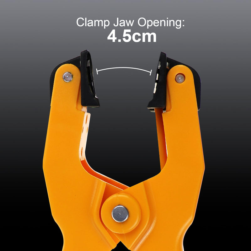 [Australia - AusPower] - K Type Thermocouple Clamp Probe Thermocouple Temperature Sensor Clip Lead Pipe Clamp HVAC Temperature Range -40~392°F (-40~200°C) 
