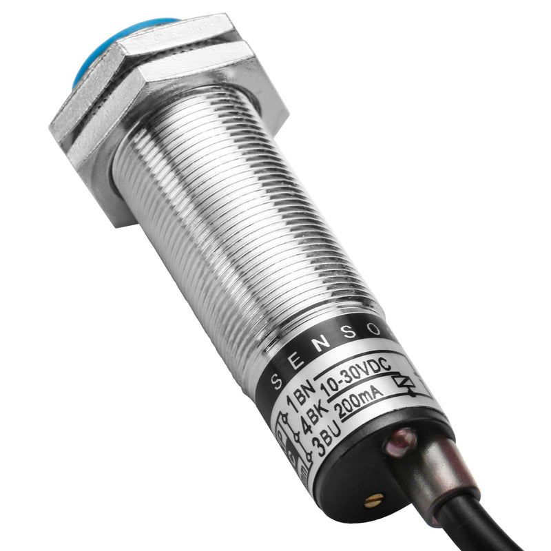 [Australia - AusPower] - M18 Capacitive Proximity Sensor Switch Shield Type LJC18A3-5-Z/AY Detection 5mm 10-30VDC 200mA PNP Normally Closed(NC) 3 Wires 