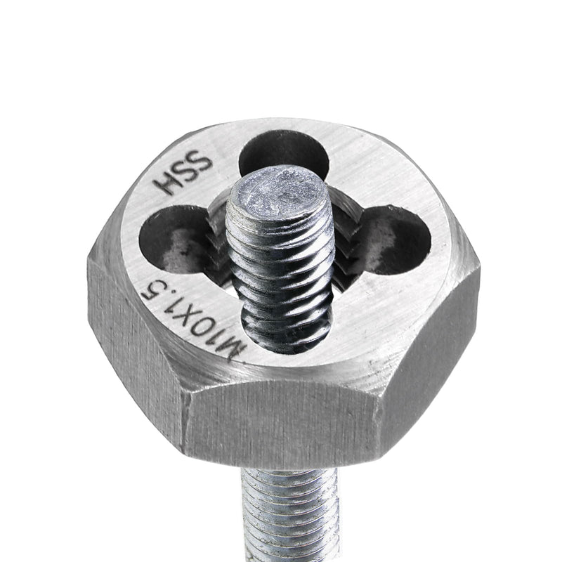 QUARKZMAN Hex Thread Cutting Jaw M2.2 x 0.45 Metric Thread Right Thread High Speed Steel Recutting Jaw Fixed Thread Cutting Tool Repair Tool