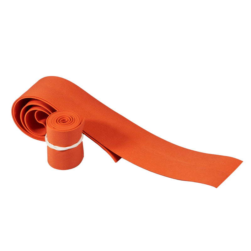 [Australia - AusPower] - Disposable Tourniquet [Pack of 25] Orange 1" x 18 Inch Long Rolled and Banded Single-Use Elastic Latex-Free First Aid Tourniquets (25) 