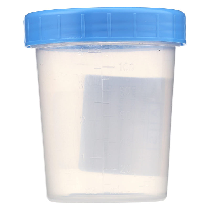 [Australia - AusPower] - AHS American Hospital Supply Sterile Specimen Cups | Sterile Urine Cups with Lids | Single-Use Urine Sample Containers with Screw On, Leak-Resistant Lid, (Pack of 10) 4 Oz. Pack of 10 