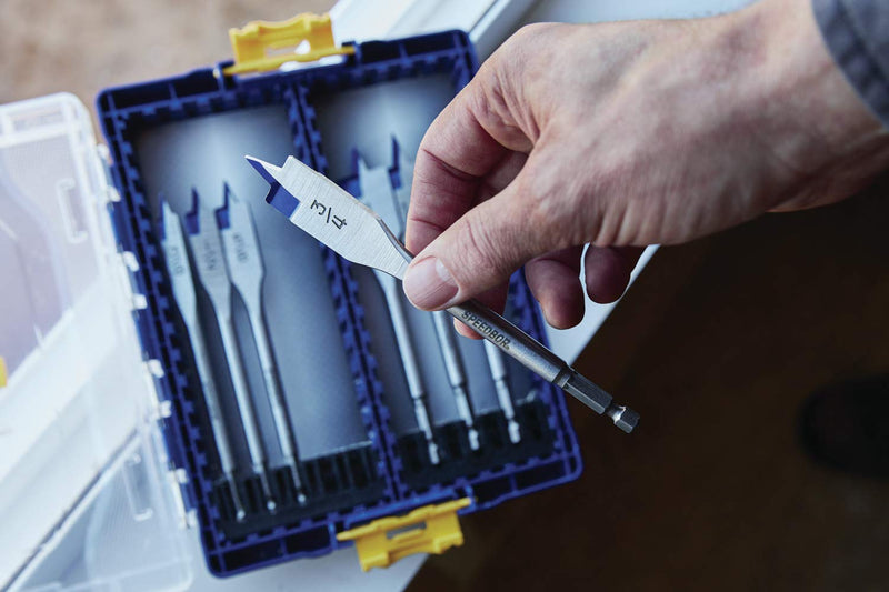 Irwin Tools IRWIN Speedbor Max Drill Bit Set, 8-Piece (IWAX128PC)