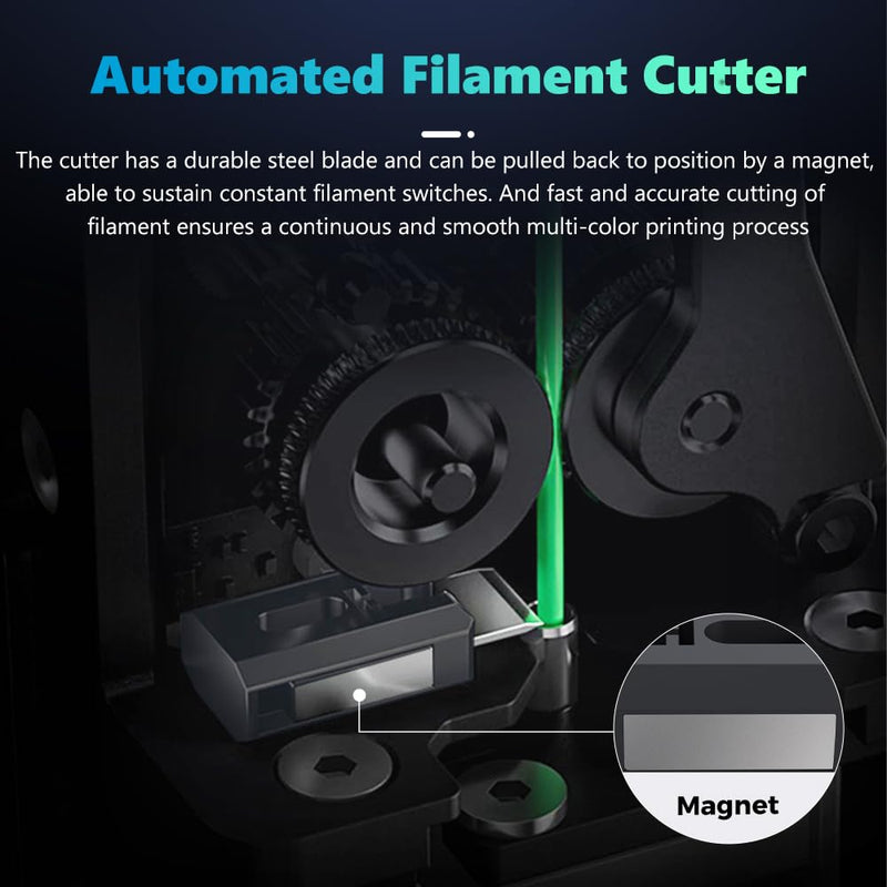 [Australia - AusPower] - Creality K2 Plus Filament Cutter, Original Creality K2/ K2 Pro Combo Filament Cutter Module Accessories, Fast Cut Off Filaments, High Durability and Quick Replacement Parts for 3D Printers (10PCS) 10PCS-K2 Series 