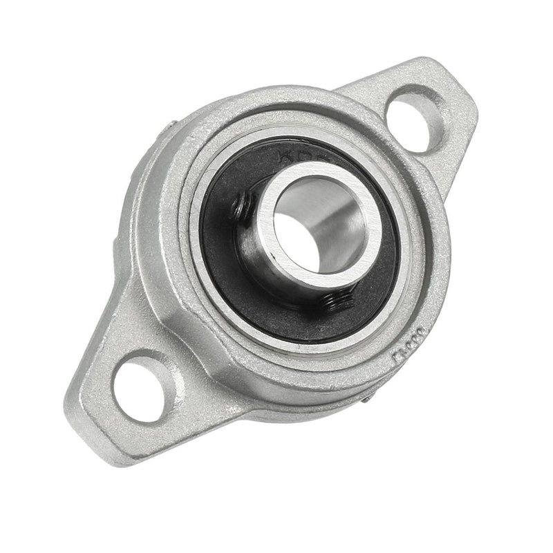 [Australia - AusPower] - uxcell 2pcs KFL000 10mm Zinc Alloy Self Aligning Pillow Block Flange Bearing 
