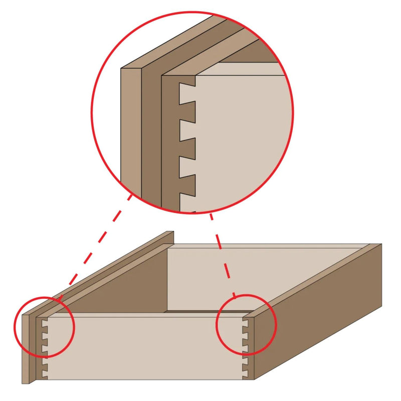[Australia - AusPower] - Freud Dovetail Router Bit, Strong Joints for Drawers and Boxes - Compatible with Popular Jigs, Perma-Shield Coated, CNC and Router Ready - 1/2" Diameter, 14-Degree Angle - 22-104 