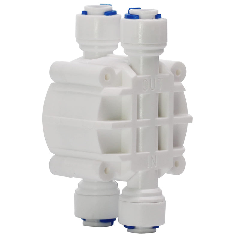 [Australia - AusPower] - DIGITEN 1/4" Automatic Shut-Off Valve with Quick-Connect Fittings For RO Reverse Osmosis 