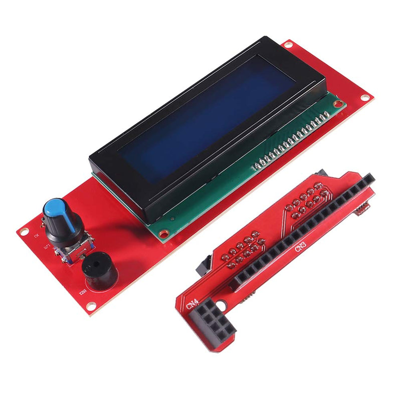 AITRIP LCD 2004 LCD Screen Smart Display Screen Controller Module with Cable for RAMPS 1.4 Compatible with Arduino Mega Pololu Shield for Reprap 3D Printer Kit Accessory