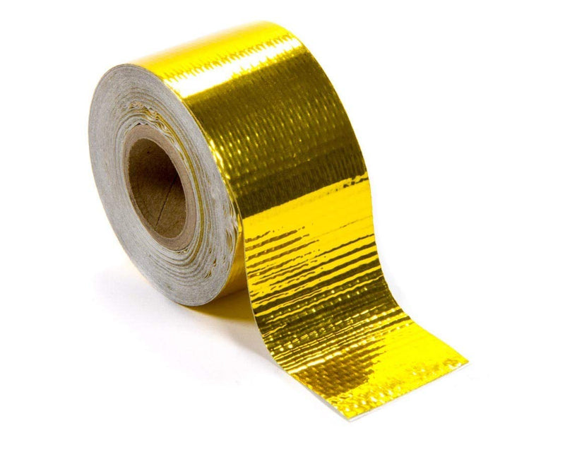 Design Engineering 10395 Reflect-A-Gold 1.5" x 30' | High-Temperature Heat Reflective Adhesive-Backed Insulation Tape/Wrap | Made in USA 1.5" x 30' Roll
