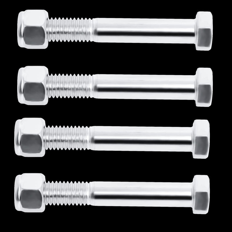 [Australia - AusPower] - Shear Bolts for Compatible with Rotary Cutters Mill Grade 5 SAE J429 3.5" with Nylock Nut (Pack of 6) 
