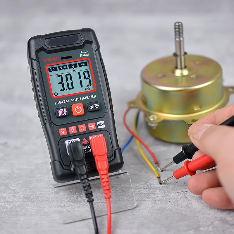 [Australia - AusPower] - Generic EBTN LCD Multimeter - Smart Digital Multimeter - Automatic Digital Multi Testers - Electrical Tester Voltmeter - Auto-Ranging Voltmeter Non-Contact Voltage Tester 
