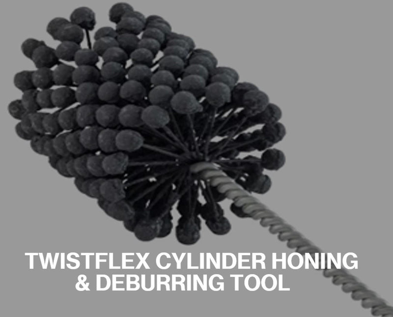 [Australia - AusPower] - TwistFlex 3-1/4" 240SC Cylinder Hone | 3.25" Flexible Cylinder Honing & Deburring Tool | Bore Brush for Hole Diameters 3.00"- 3.27" | Silicon Carbide 240 Grit | 0.31" Shank | 13.5" Length 3-1/4" 
