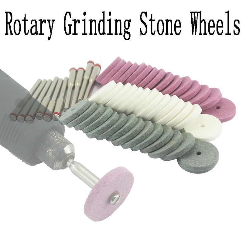[Australia - AusPower] - ?????????????? 55 Pcs Rotary Grinding Stone Wheels - 1/8'' Shank Abrasive Mounted Stone Grinding Wheel Polishing Kits for Dremel 