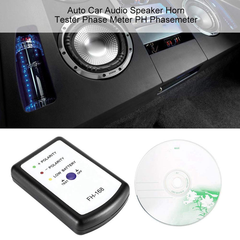 [Australia - AusPower] - KIMISS Speaker Polarity Tester,Plastic Auto Car o Speaker Horn Tester Phase Meter Phasemeter speaker polarity tester 