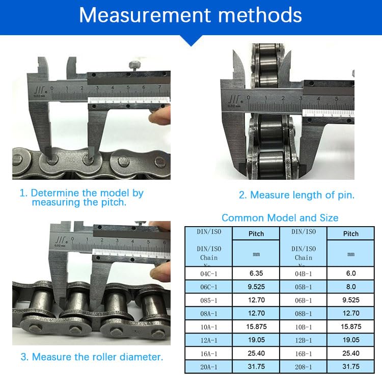 [Australia - AusPower] - 10PCS 06B Roller Chain Connecting Links, 3/8 Inch Pitch Master Connector Link Carbon Steel, Standard Connecting Split Link for 06B Chain 10 