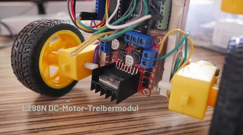 Mini Stepper Motor Drive Controller Board Module L298N Double H Bridge DC Stepper for Arduino Smart Car Robot 4pcs