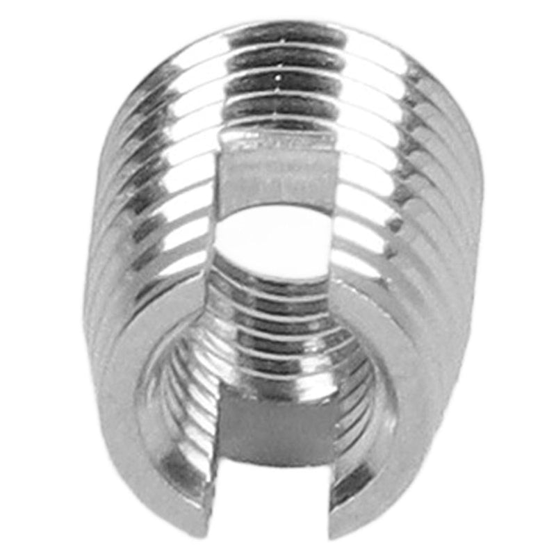 [Australia - AusPower] - 20 Pcs Self Tapping Insert Stainless Steel Slotted Wire Thread Repair Insert with M5x0.8 Female M8x1.0 Male Thread, 12mm Minimum Drilling Depth Quick Thread Insert 