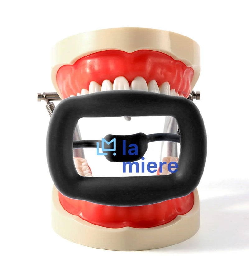 [Australia - AusPower] - 4Pcs Autoclavable Silicone Mouth Opener, Dental Cheek Retractor, Intraoral Lip Retractor (2Pink+2Black) 2Pink+2Black 