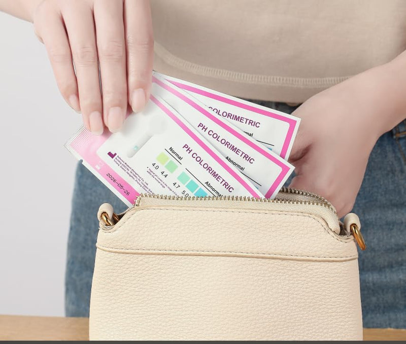[Australia - AusPower] - Vaginal pH Test Strips, Feminine Health Vaginal pH Test Strips Kits for Bacterial Vaginitis, Trichomonas Vaginitis, pH Balance for Women (10pcs) 