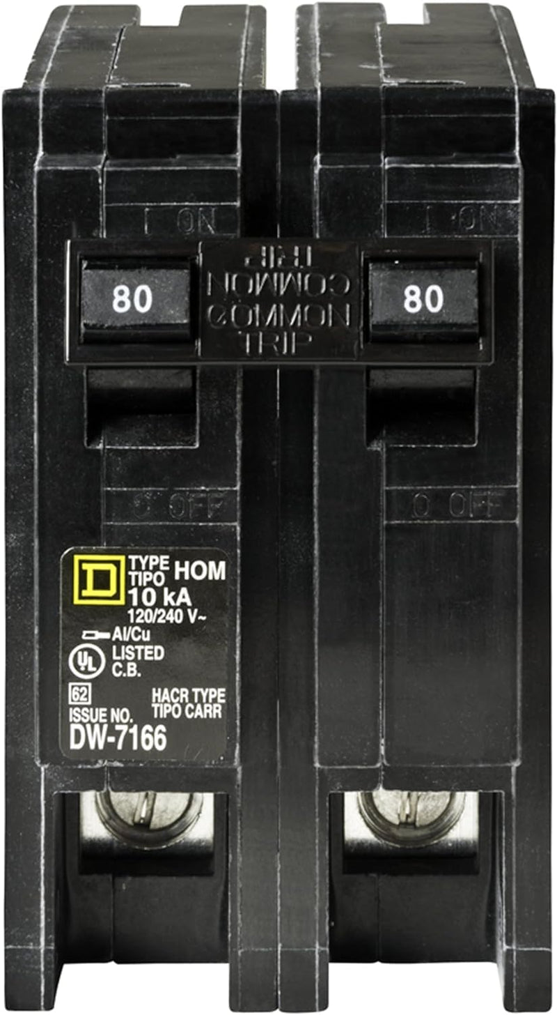 Square D by Schneider Electric Square D - HOM280CP Homeline 80-Amp Two-Pole Circuit Breaker