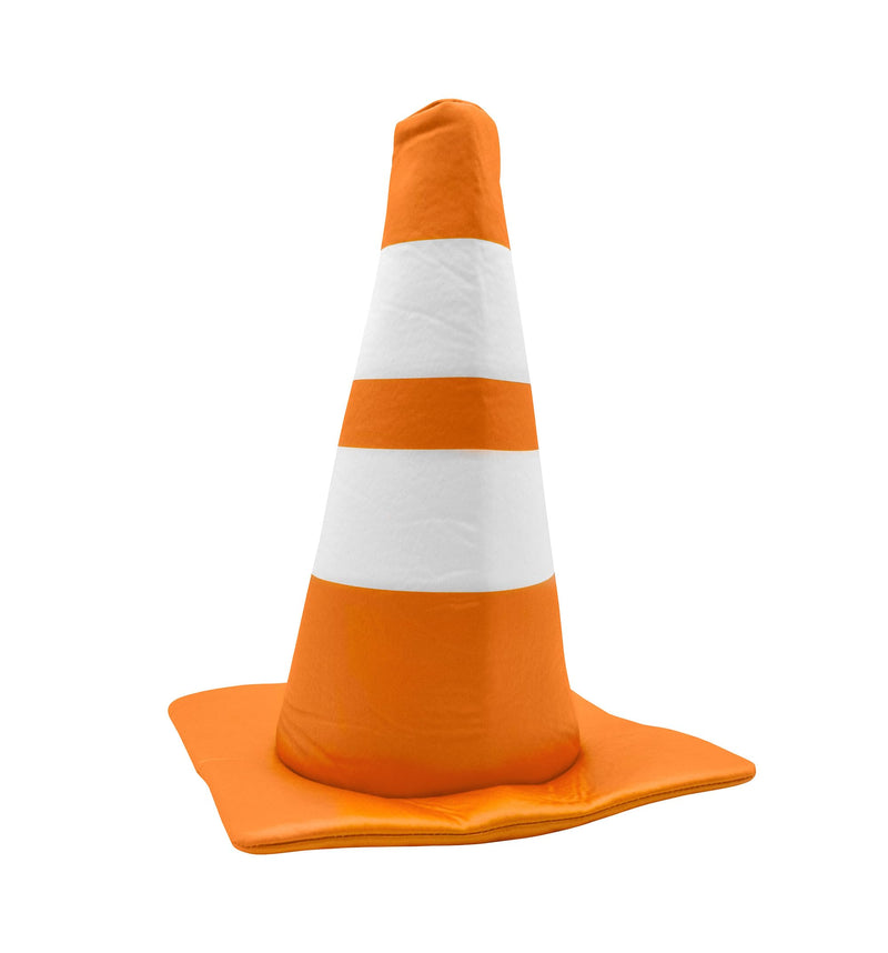 [Australia - AusPower] - Nicky Bigs Novelties Adult Orange Traffic Cone Hat - Road Construction Cones Hat - Funny Unisex Halloween Costume Accessory Headwear 