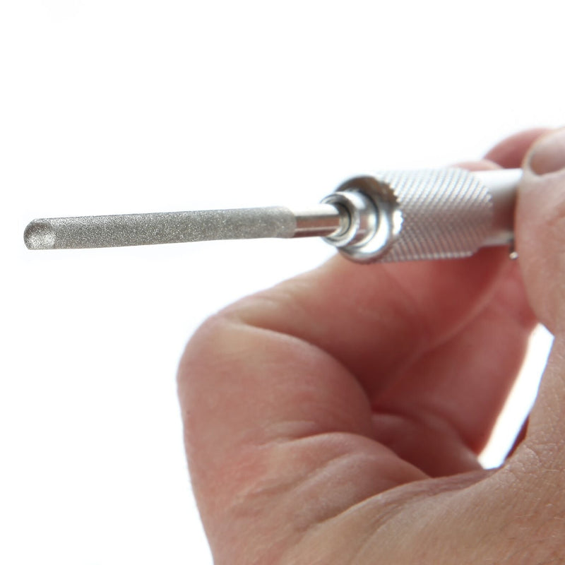 [Australia - AusPower] - Crystal and Glass Repair File, Carbide Metal Diamond Grit Tool 