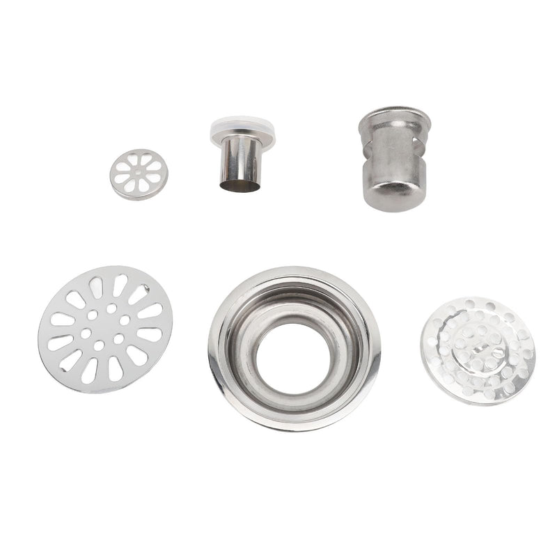 Round Drain Anti Backflow Device Shower Drain Set 3.5 Inch Stainless Steel Odor Proof Floor Drain Suitable for Kitchens, Bathrooms, Balconies