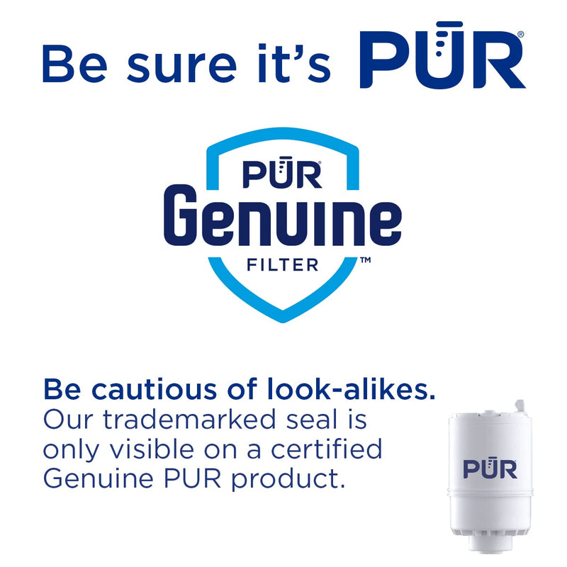 [Australia - AusPower] - PUR Faucet Mount Replacement Filter 2-Pack, Genuine PUR Filter, 2-in-1 Powerful Filtration, Includes Lead Removal, 6-Month Value, White (RF33752) 2 Pack 