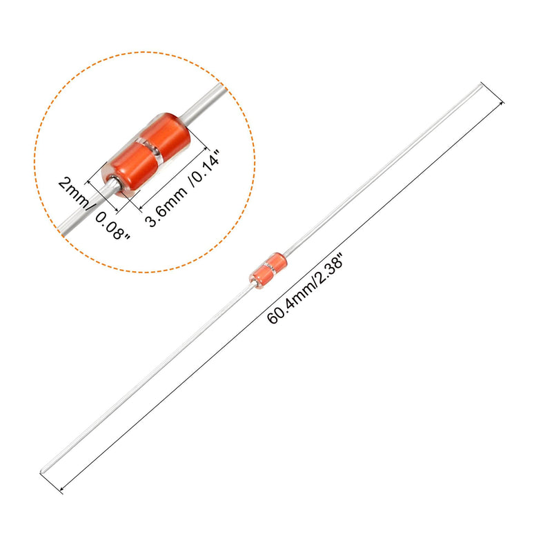 [Australia - AusPower] - sourcing map 20 Pack MF58 10K Ohm NTC PTC Resistors Temperature Sensor for 3D Printer 