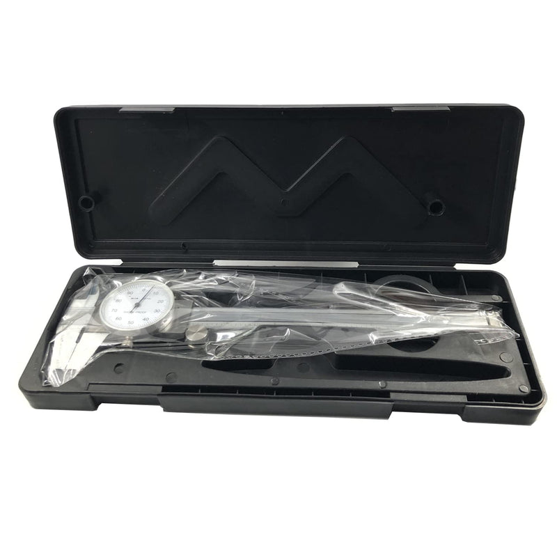 [Australia - AusPower] - FainWan 6" Utility Dial Caliper, 6 inch 0.001" Precision Resolution with Slide Lock Stainless Steel Shock Proof 