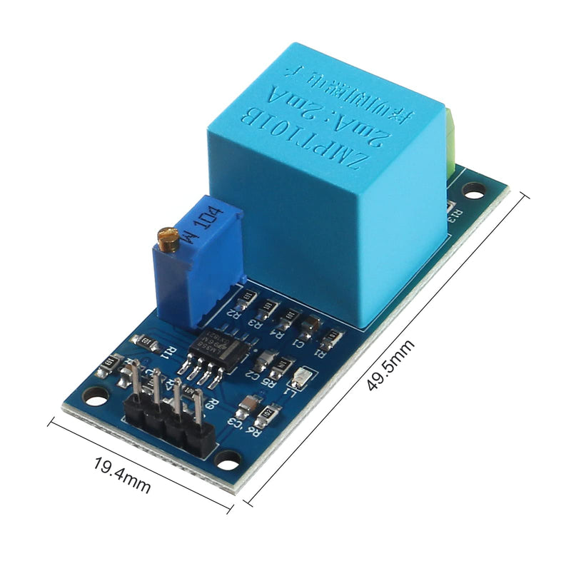 [Australia - AusPower] - 6pcs ZMPT101B Voltage Sensor 5-30V Power Supply Single Phase Active Sine Wave Voltage Output Variable Voltage Transformer Module with Dupont Cable 