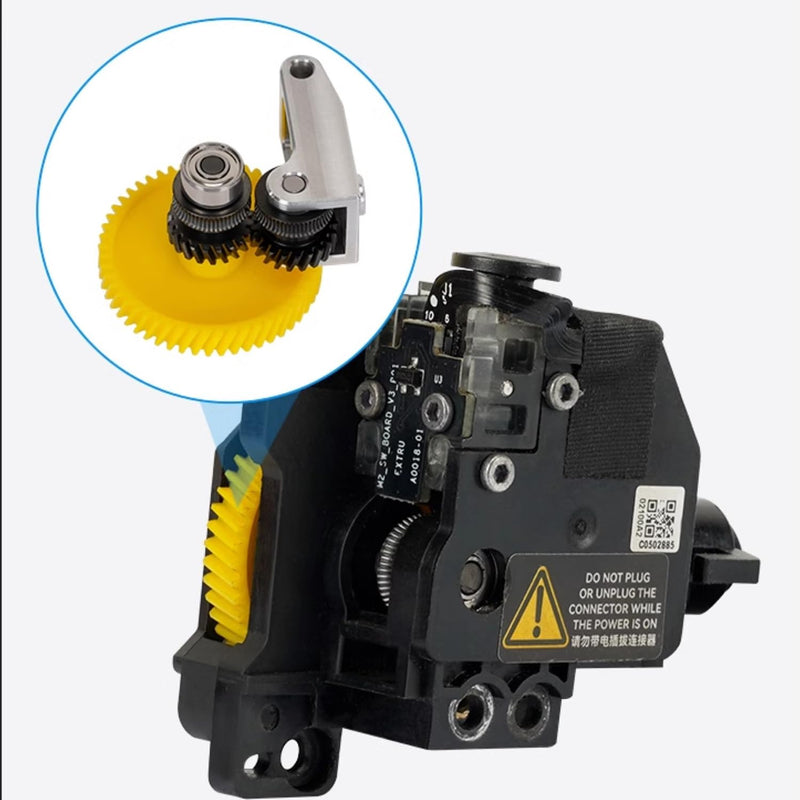 [Australia - AusPower] - Upgrade Nano Coating Gear Extruder with Aluminum Handle Assembly Drive Gear Extruder for Bambu lab X1 Carbon P1P/P1S 3D Printer 
