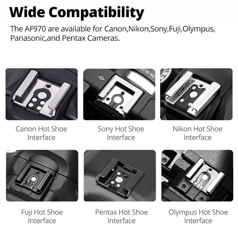 AMBITFUL AF970 Camera Flash Speedlite GN35 Manual S1/S2 2.4G Wireless