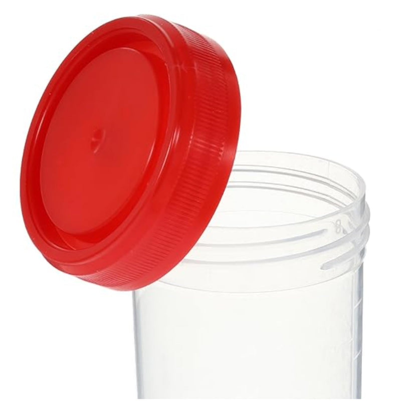 [Australia - AusPower] - Sterile Urine Containers 4 Pack 120ml with Airtight Screw Cap 