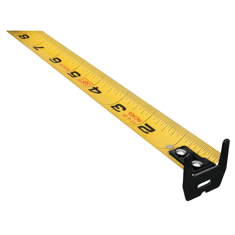 [Australia - AusPower] - Performance Tool W5055 Rubber Coated Tape Measure - High Accuracy, Extra-Wide Thumb Release, and Dual-Sided End Hook for Easy Measurements Heavy-Duty 10.1 m 
