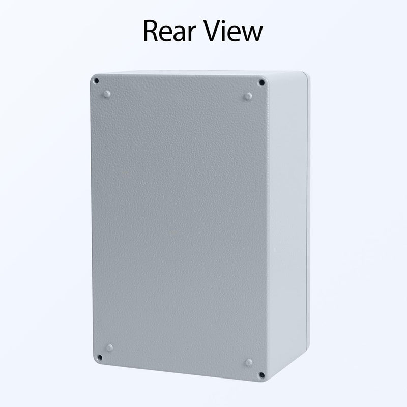 LeMotech Junction Box, Aluminum Alloy Metal Electrical Box, IP67 Waterproof Dustproof Project Box, Outdoor Universal Enclosure, Grey 7.4x4.7x3.0in (188x120x78mm) 7.4"x4.7"x3.0"