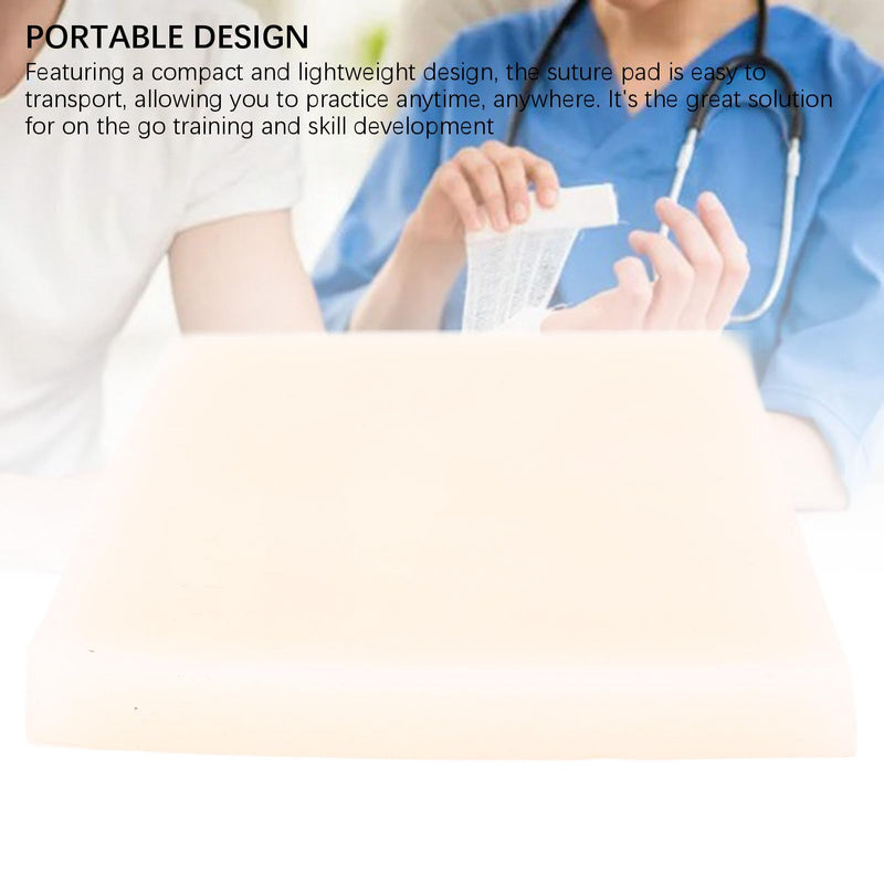 [Australia - AusPower] - Suture Practice Pad Realistic Silicone Skin Kit,Reusable Suturing Suture Pad, Suture Practice Pad for Medical and Veterinary Students,Gifts for Medical Students 