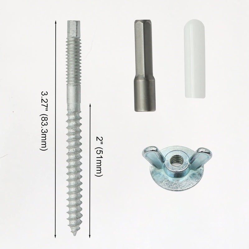 [Australia - AusPower] - Aiwaiufu 25 Sets Hurricane Anchor Kits, for Fixing Shutter Panels, Storm Panels, Sliding Glass Doors, Plywood 