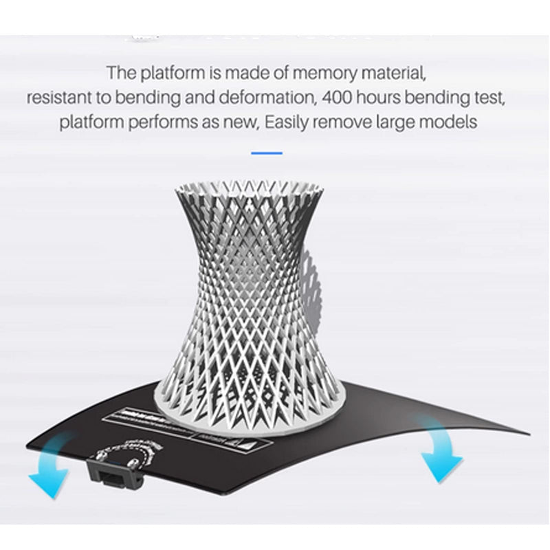 SHEAWA 3D Printer Parts Flexible Build Plate Kit for Flashforge Adventurer 3 Series Upgraded Print Platform 3D Printer Accessories