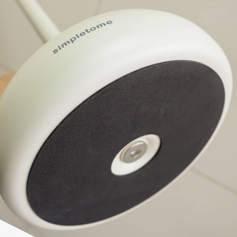 Toilet Paper Holder Stand with 5 Roll Storage Weighted Base (Matt Cream) | freestanding tp holder | silicone non-slip base | large storage capacity | tidy organized bathroom | 2mm thickened steel Matt Cream