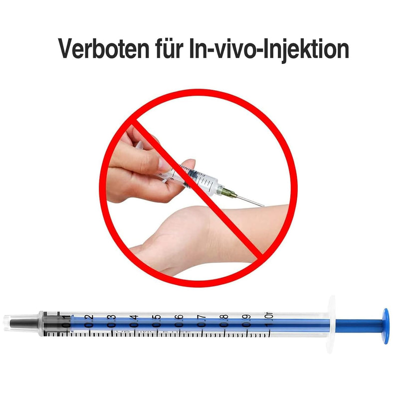 40 Pack Disposable Syringes 1 ml Syringe Sterile Plastic Syringes with Cap | Small dosing syringe, individually wrapped, suitable for liquid dispensing and general pet care 1ml,40pack