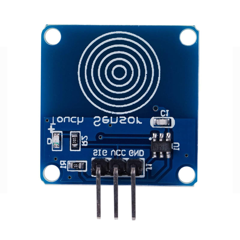 [Australia - AusPower] - 10PCS TTP223B Capacitive Touch Switch Module - 2-5.5V Digital Sensor with M2 Mounting Holes for DIY Smart Home/Non-Metal Surfaces 