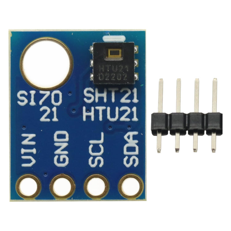 [Australia - AusPower] - 2PCS HTU21 IIC/I2C Digital Temperature Humidity Sensor Breakout Board Module 3V-5V 