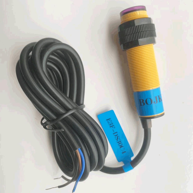 M18 Photoelectric Sensor Switch Proximity Switch, E3F-DS30C4 Diffuse Reflection Sensor Optical,6-36VDC NPN NO Proximity Switch Inductive Distance 300MM