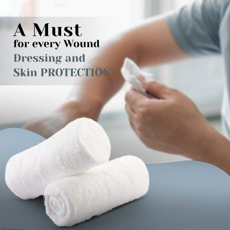 [Australia - AusPower] - Pure Cotton Roll 100% High Absorbent Organic and Soft Multipurpose Use for Makeup Remover Medical Use Cotton Salon Beauty Use for Baby Care (100 Gram) 100 Gram 