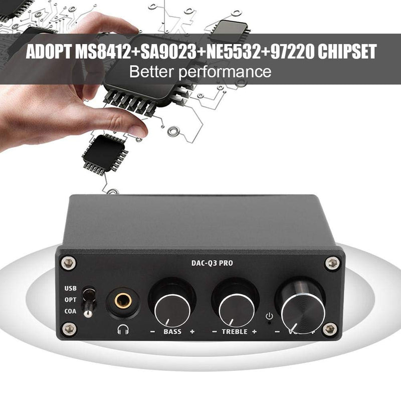 [Australia - AusPower] - Digital to Analog Audio Converter, SPDIF TOSLINK Optical Fiber/Coaxial to Analog L/R RCA + 3.5mm Jack Stereo Adapter DAC Decoder for PS3, for PS4 for Blu-ray Player HDTV DVD Headphone(Black) Black 