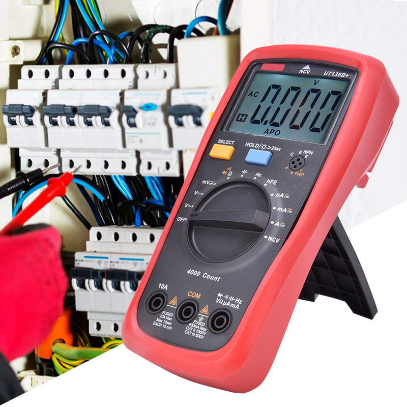 [Australia - AusPower] - Multimeter Portable Automatic Range Digital Multimeter Capacitance Resistance Tester Handheld Multimeter 