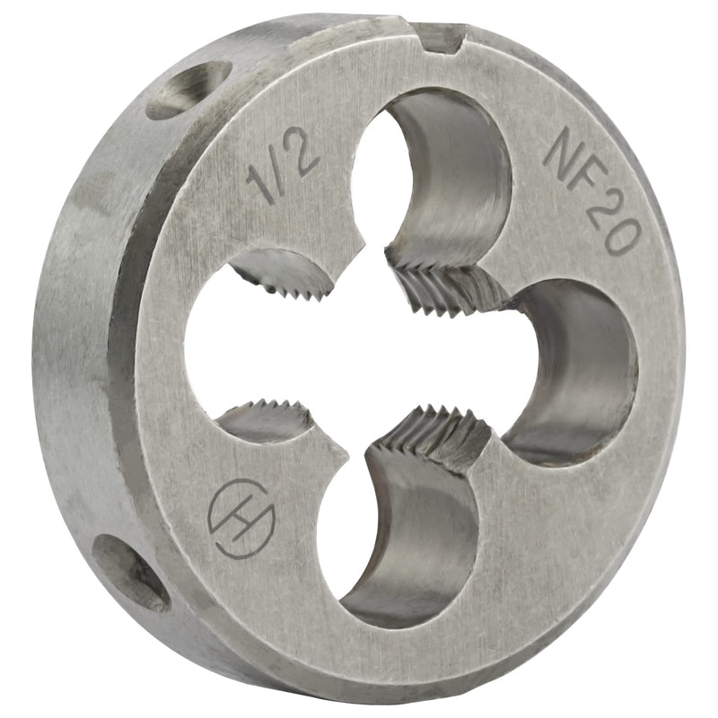 [Australia - AusPower] - 1/2"-20 UNF HSS Tap And Die Set, 1/2 x 20 UNF Machine Thread Tap And Round Thread Die Right Hand 1/2''-20 UNF 